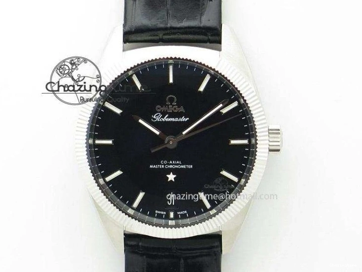 0110 Sophisticated Planet Ocean Master Chronometer Chrono SS OM 1:1 Best Edition Orange On SS Bracelet A 8156